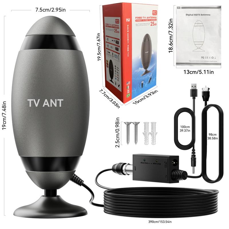 TV Antenna Digital for Smart TV HD Antena Indoor 4K Digital TV