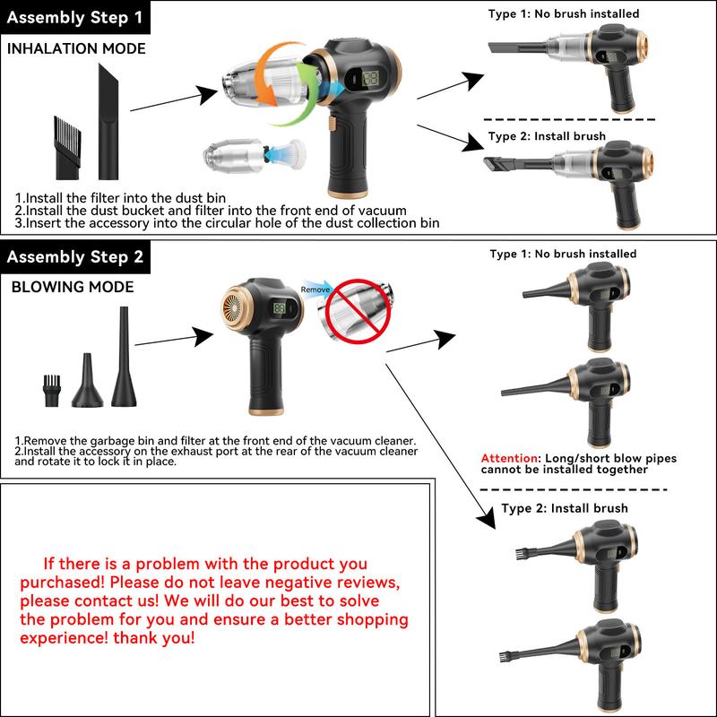 6-in-1 Portable Vacuum