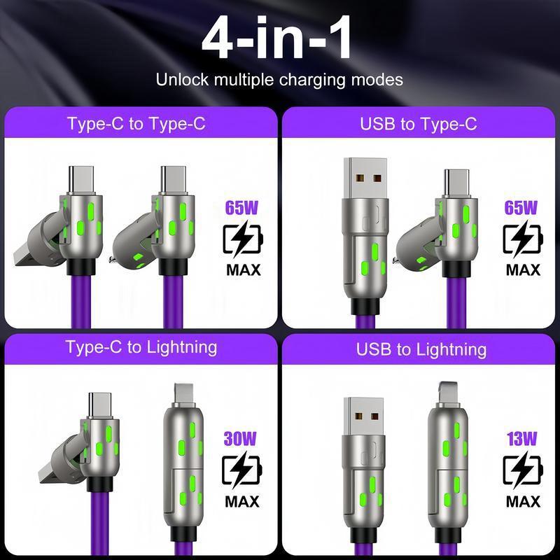 4-in-1 Multi USB Charging Cable
