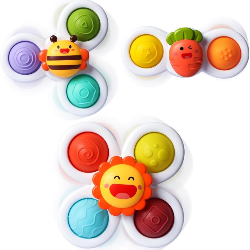 3PCS Pop up Suction Cup Spinner Toys