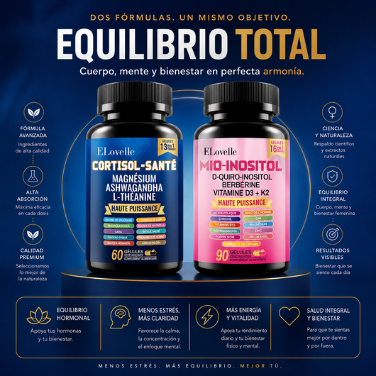 Set de 60 + 90 cápsulas de mioinositol y cortisol