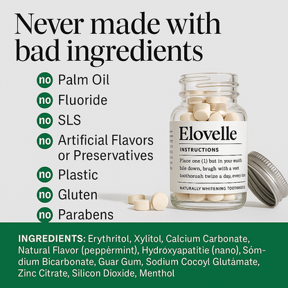 Whitening Toothpaste Tablets | 2 Bottles