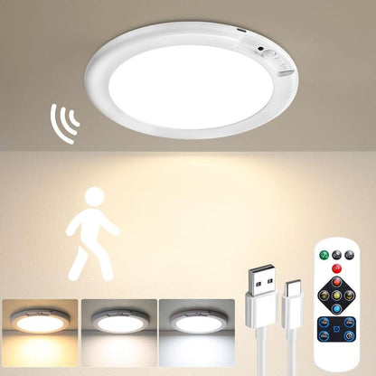 Rechargeable Motion Sensor Ceiling Light (Wireless & Magnetic)