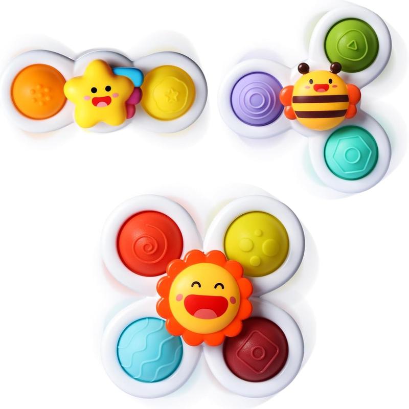 3PCS Pop up Suction Cup Spinner Toys