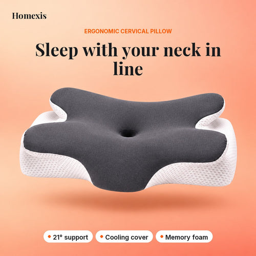 Ergonomic Cervical Pillow with Cooling Cover